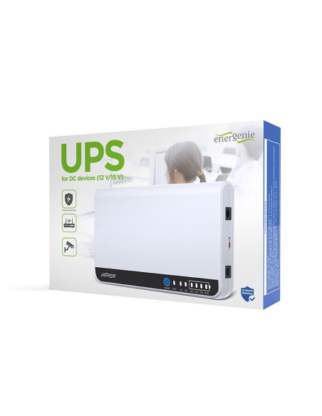 Energenie Mini Ups Do Urządzeń Dc 12V - 15V, 18W, Biały