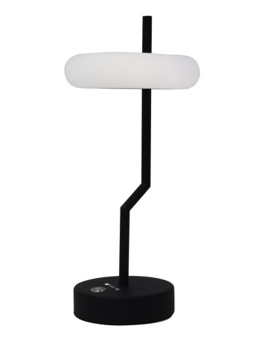 Techly I-Lamp-Table2 Lampa Stołowa Niewymienialne Źródło Światła 2 W Led Czarny, Biały