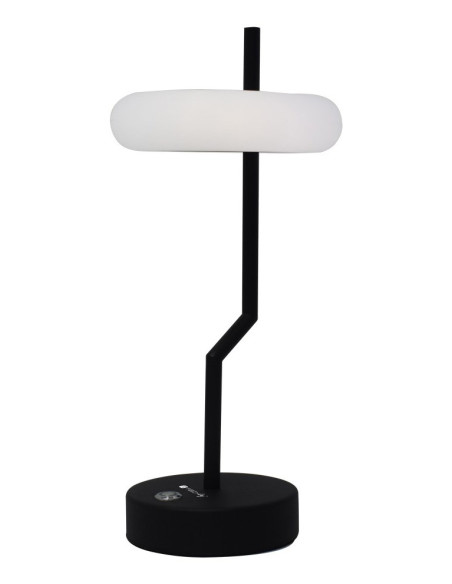 Techly I-Lamp-Table2 Lampa Stołowa Niewymienialne Źródło Światła 2 W Led Czarny, Biały