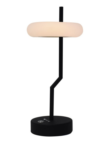 Techly I-Lamp-Table2 Lampa Stołowa Niewymienialne Źródło Światła 2 W Led Czarny, Biały