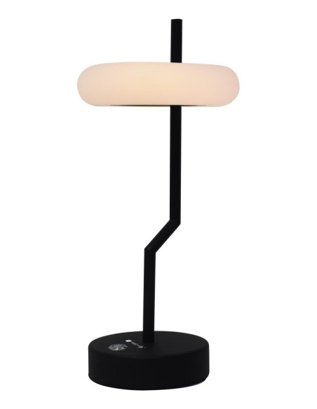 Techly I-Lamp-Table2 Lampa Stołowa Niewymienialne Źródło Światła 2 W Led Czarny, Biały