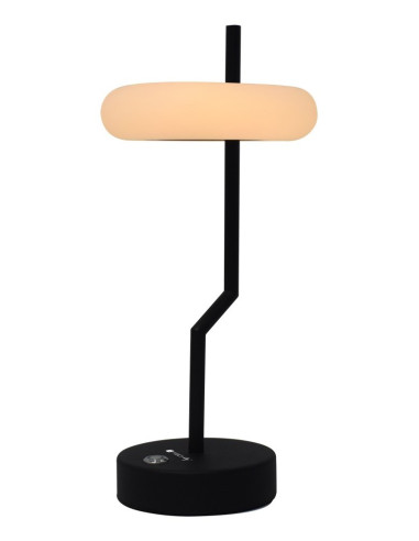 Techly I-Lamp-Table2 Lampa Stołowa Niewymienialne Źródło Światła 2 W Led Czarny, Biały