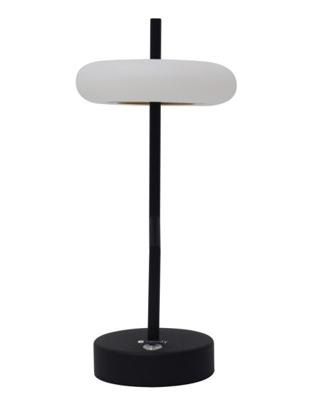 Techly I-Lamp-Table2 Lampa Stołowa Niewymienialne Źródło Światła 2 W Led Czarny, Biały