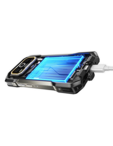 Ulefone Armor 27 Pro 17,2 Cm (6.78") Hybrid Dual Sim Android 14 5G Usb Type-C 12 Gb 256 Gb 10600 Mah Czarny