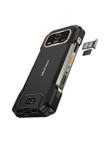Ulefone Armor 27 Pro 17,2 Cm (6.78") Hybrid Dual Sim Android 14 5G Usb Type-C 12 Gb 256 Gb 10600 Mah Czarny