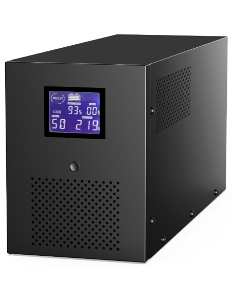 Energenie Zasilacz Awaryjny Ups Avr 3000Va Lcd, 3X C13, 3X Schuko, Usb, Rj45