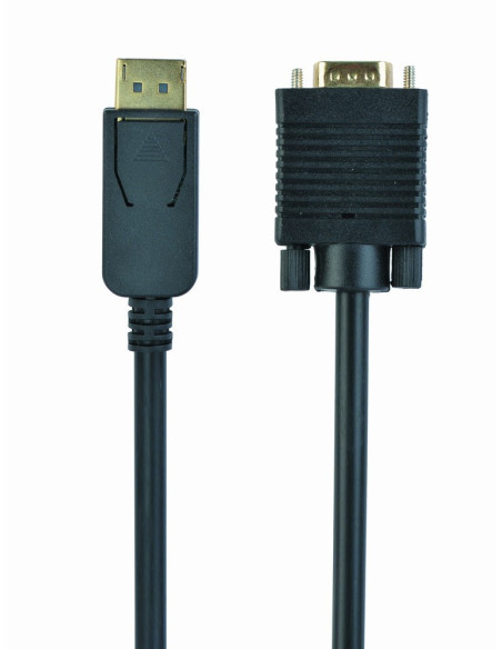 Kabel Gembird Ccp-Dpm-Vgam-6 (D-Sub (Vga) M - Displayport M  1,8M  Kolor Czarny)