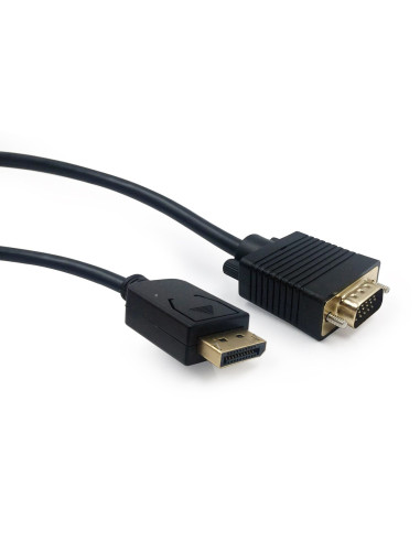 Kabel Gembird Ccp-Dpm-Vgam-6 (D-Sub (Vga) M - Displayport M  1,8M  Kolor Czarny)