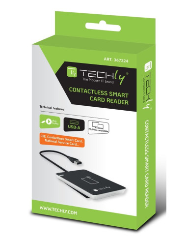 Czytnik Kart Zbliżeniowych Techly Nfc Rfid 13.56Mhz Na Usb