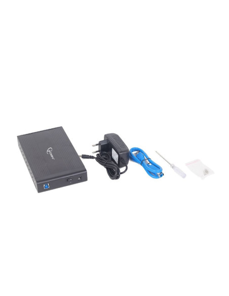 Gembird Ee3-U3S-3 Obudowa Do Dysków Twardych Obudowa Hdd Czarny 3.5"