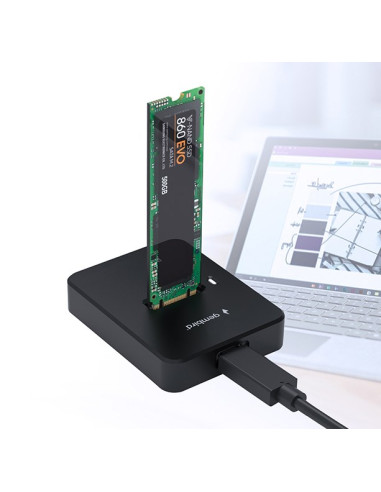 Gembird Stacja Dokująca Do Dysków M.2 Sata I Nvme Ssd Czarna