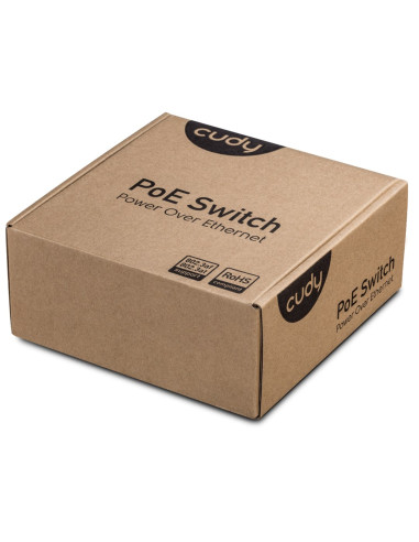 Cudy Gs1005P Łącza Sieciowe Gigabit Ethernet (10/100/1000) Obsługa Poe Szary