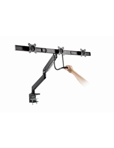 Gembird Biurkowe Regulowane Ramię/Uchwyt Na 3 Monitory 17-27, Vesa 100X100Mm, Do 6 Kg