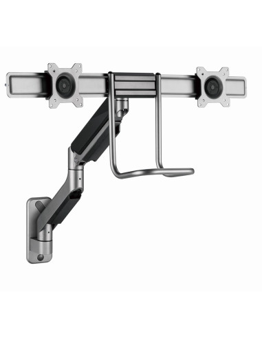 Gembird Ścienne Regulowane Ramię/Uchwyt Na 2 Monitory 17-32, Vesa 100X100Mm, Do 8 Kg
