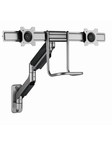Gembird Ścienne Regulowane Ramię/Uchwyt Na 2 Monitory 17-32, Vesa 100X100Mm, Do 8 Kg