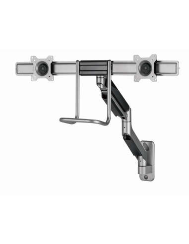 Gembird Ścienne Regulowane Ramię/Uchwyt Na 2 Monitory 17-32, Vesa 100X100Mm, Do 8 Kg