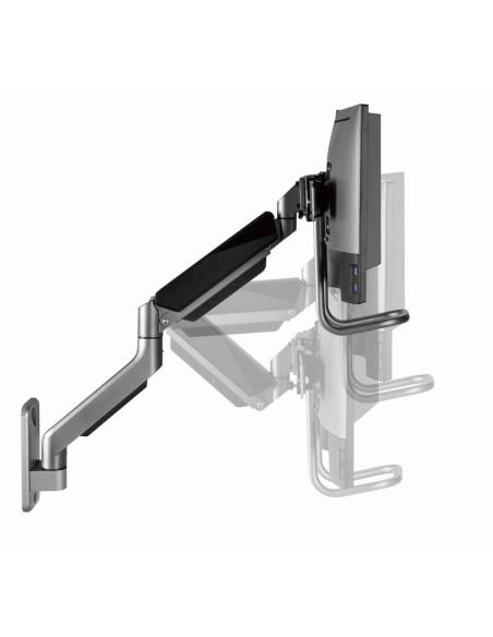 Gembird Ścienne Regulowane Ramię/Uchwyt Na 2 Monitory 17-32, Vesa 100X100Mm, Do 8 Kg