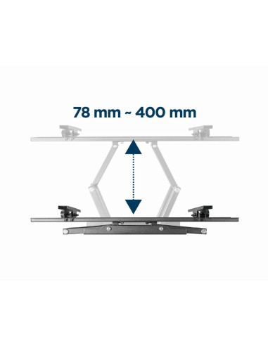 Gembird Uchwyt Ścienny Lcd 37"-70" Vesa Max 600 X 400Mm, Do 35Kg
