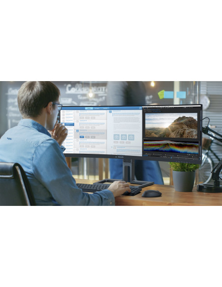 Philips 6000 Series 45B1U6900C Led Display 113 Cm (44.5") 5120 X 1440 Px Ultrawide Dual Quad Hd Czarny