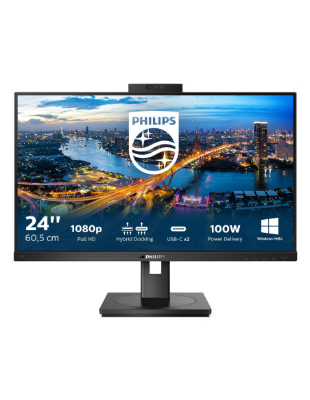 Philips B Line 243B1Jh/00 Monitor Komputerowy 60,5 Cm (23.8") 1920 X 1080 Px Full Hd Lcd Czarny