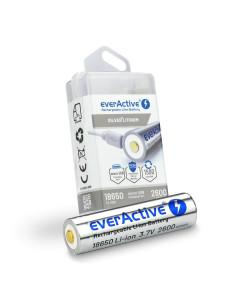 Everactive Akumulator Everactive 18650 3,7V Li-Ion 2600Mah Micro Usb Z Zabezpieczeniem Box Ev18650-26M