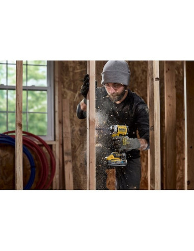 Dewalt Dcf860N-Xj Wkrętak Zasilany/Zakrętark Udarowy 3800 Rpm Czarny, Żółty