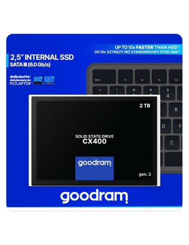 Ssd Goodram Cx400 Gen. 2 2Tb Sata Iii 2,5 Retail