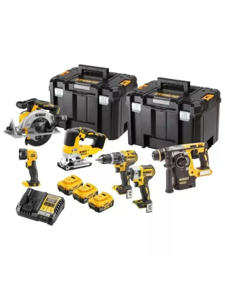 Dewalt.zestaw Combo 18V Dck690P3T (Dcd796 + Dcf887 + Dcs565 + Dch273 + Dcs334 + Dcl040) 3X5,0Ah 2X Tstak