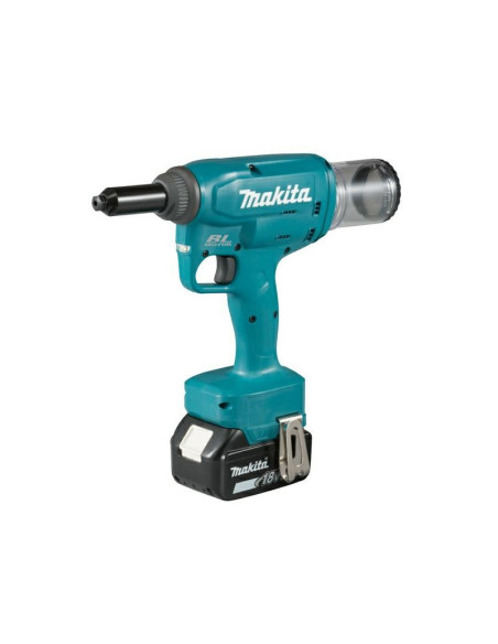 Makita Drv150Rfj Narzędzie Do Nitów Mechanicznych Czarny, Niebieski 2.4,4.8 Mm 10 Kn