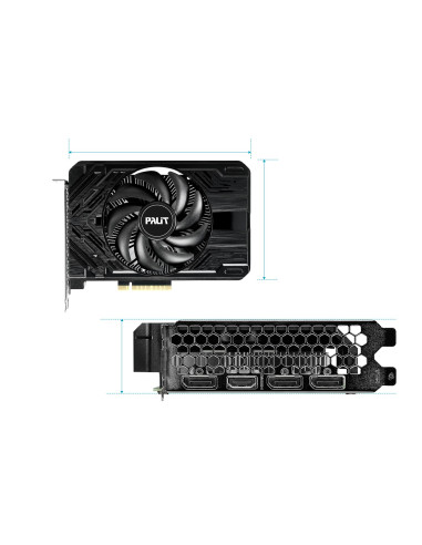 Palit Ne64060019P1-1070F Karta Graficzna Nvidia Geforce Rtx 4060 8 Gb Gddr6