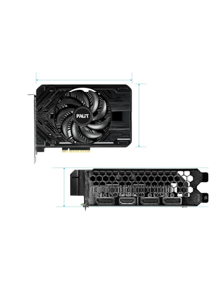 Palit Ne64060019P1-1070F Karta Graficzna Nvidia Geforce Rtx 4060 8 Gb Gddr6