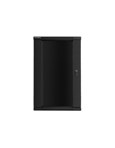 Lanberg Szafa Instalacyjna Wisząca 19'' 22U 600X600Mm Czarna (Drzwi Szklane)
