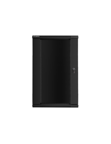 Lanberg Szafa Instalacyjna Wisząca 19'' 22U 600X600Mm Czarna (Drzwi Szklane)