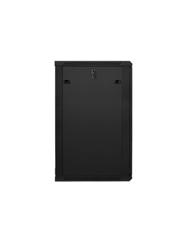 Lanberg Szafa Instalacyjna Wisząca 19'' 22U 600X600Mm Czarna (Drzwi Szklane)