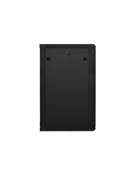 Lanberg Szafa Instalacyjna Wisząca 19'' 22U 600X600Mm Czarna (Drzwi Szklane)