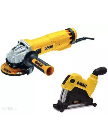 Szlifierka Kątowa Dewalt Dwe46107 + Osłona Przeciwpyłowa 1400W 125Mm