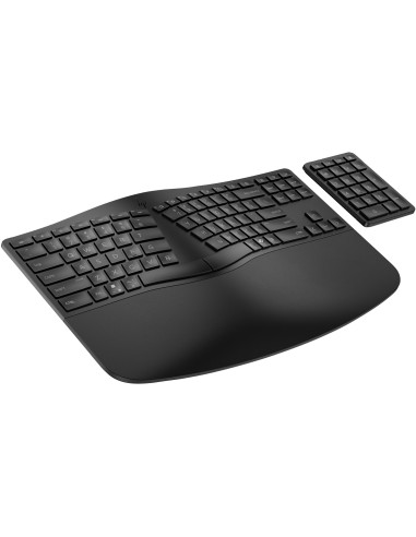 Klawiatura Hp 960 Ergonomic Wireless Keyboard Bezprzewodowa Czarna 37E755Aa