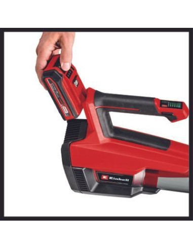 Einhell Gp-Lb 18/200 Akumulatorowa Dmuchawa Do Liści 200 Km/H Czarny, Czerwony, Srebrny