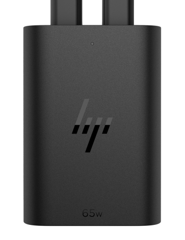 Zasilacz Sieciowy Hp 65W Gan Laptop Charger 2Xusb-C Czarny 600Q7Aa