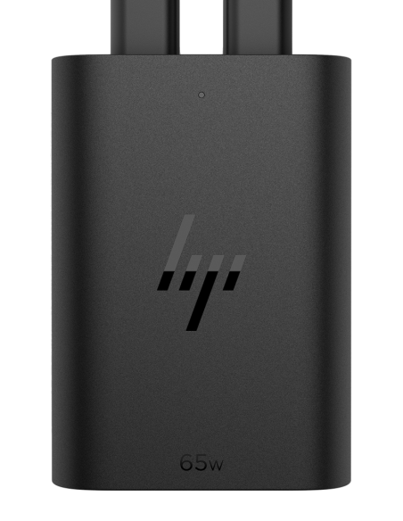 Zasilacz Sieciowy Hp 65W Gan Laptop Charger 2Xusb-C Czarny 600Q7Aa