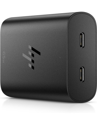 Zasilacz Sieciowy Hp 65W Gan Laptop Charger 2Xusb-C Czarny 600Q7Aa