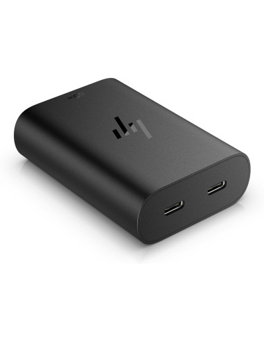 Zasilacz Sieciowy Hp 65W Gan Laptop Charger 2Xusb-C Czarny 600Q7Aa