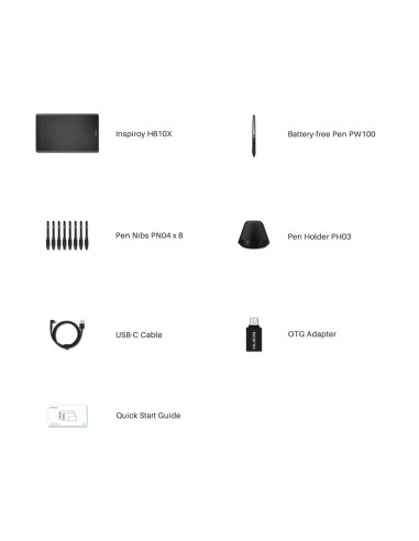 Tablet Graficzny Huion H610X