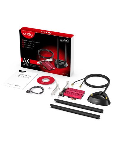 Cudy We4000 Karta Sieciowa Wewnętrzny Wlan / Bluetooth 2400 Mbit/S