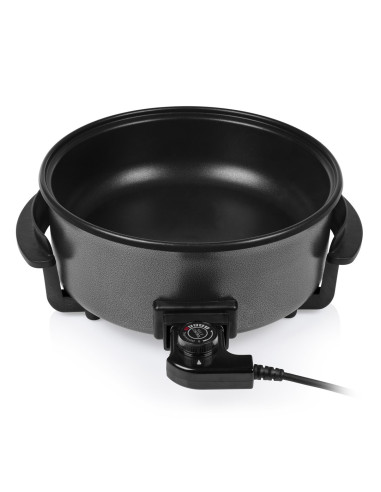 Tristar  | Wielofunkcyjna Patelnia Grillowa Xl | Pz-9135 | Średnica 30 Cm | Grill | 1500 W | Pokrywka W Zestawie | Uchwyt Stały 