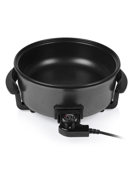 Tristar  | Wielofunkcyjna Patelnia Grillowa Xl | Pz-9135 | Średnica 30 Cm | Grill | 1500 W | Pokrywka W Zestawie | Uchwyt Stały 