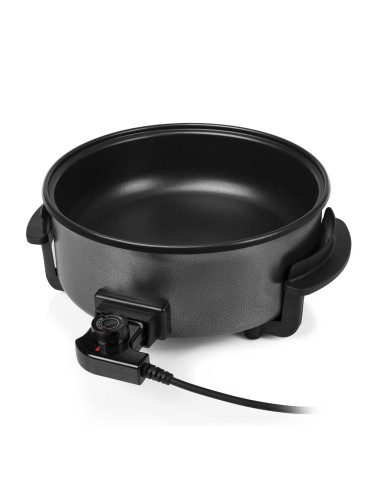 Tristar  | Wielofunkcyjna Patelnia Grillowa Xl | Pz-9135 | Średnica 30 Cm | Grill | 1500 W | Pokrywka W Zestawie | Uchwyt Stały 