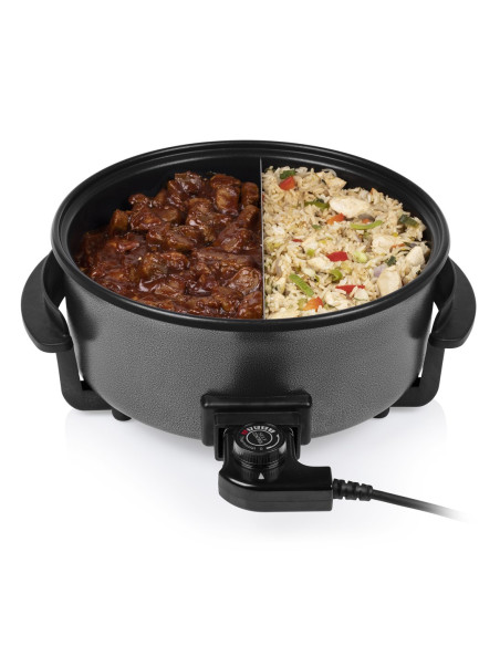 Tristar  | Wielofunkcyjna Patelnia Grillowa Xl | Pz-9135 | Średnica 30 Cm | Grill | 1500 W | Pokrywka W Zestawie | Uchwyt Stały 