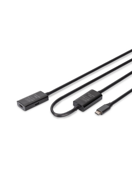 Digitus Aktywny Przedłużacz Usb 3.2 Gen1 5G, Usb-C - Usb-C, 10 M