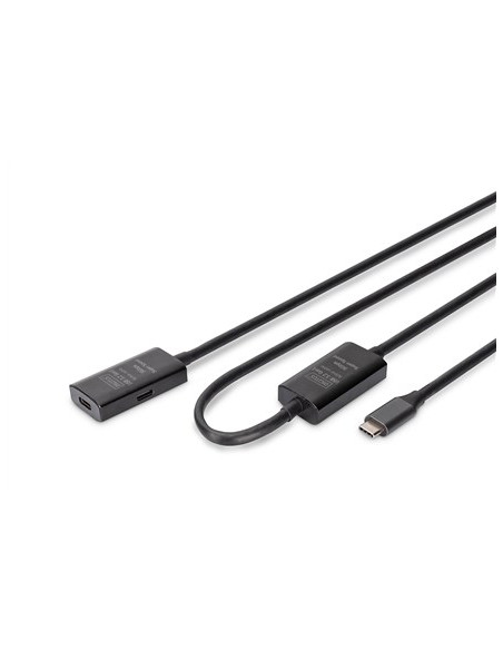Digitus Aktywny Przedłużacz Usb 3.2 Gen1 5G, Usb-C - Usb-C, 10 M